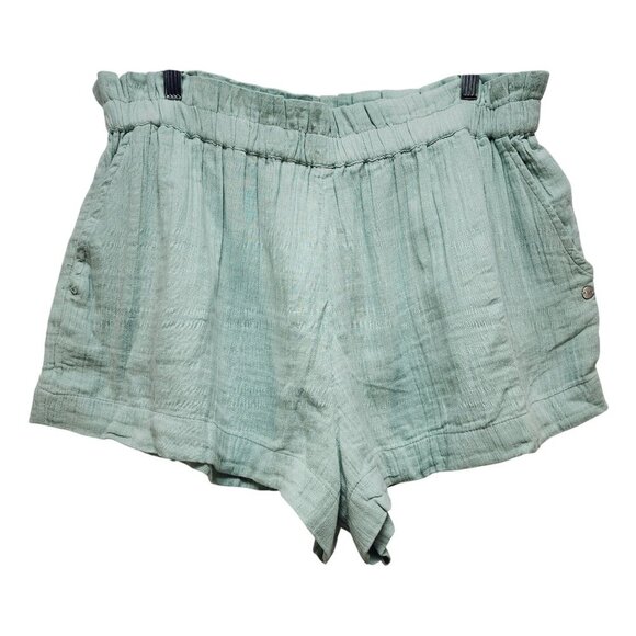 Roxy Womens Blue Surf Linen Shorts Size XXL - Picture 3 of 8